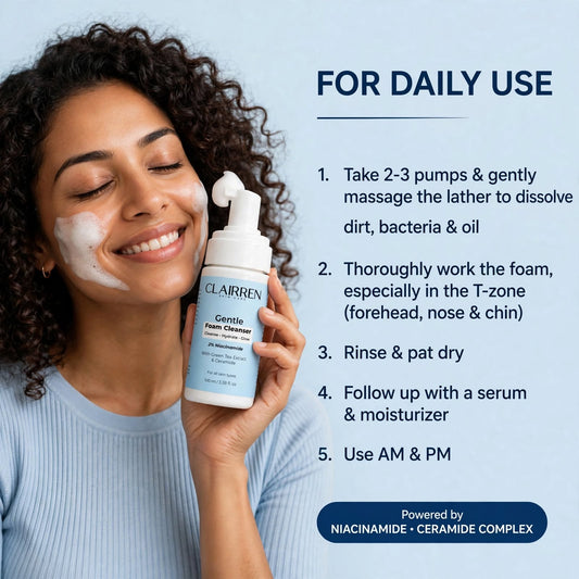 Clairren Gentle Foam Cleanser